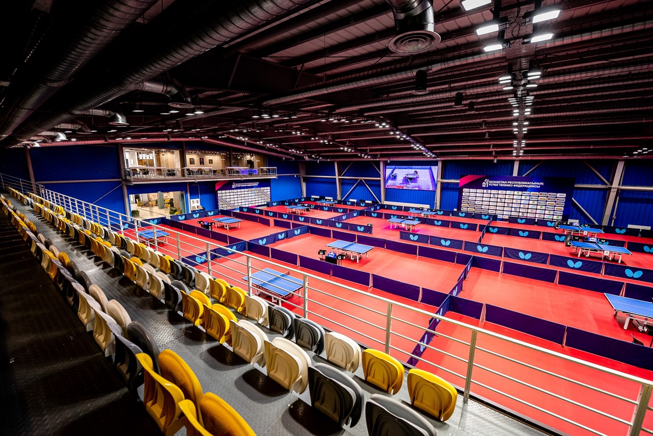 Центр настольного тенниса в г.Алматы, Казахстан