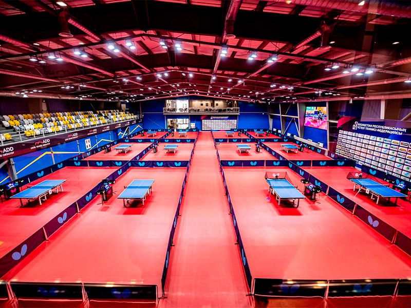 Центр настольного тенниса в г.Алматы, Казахстан