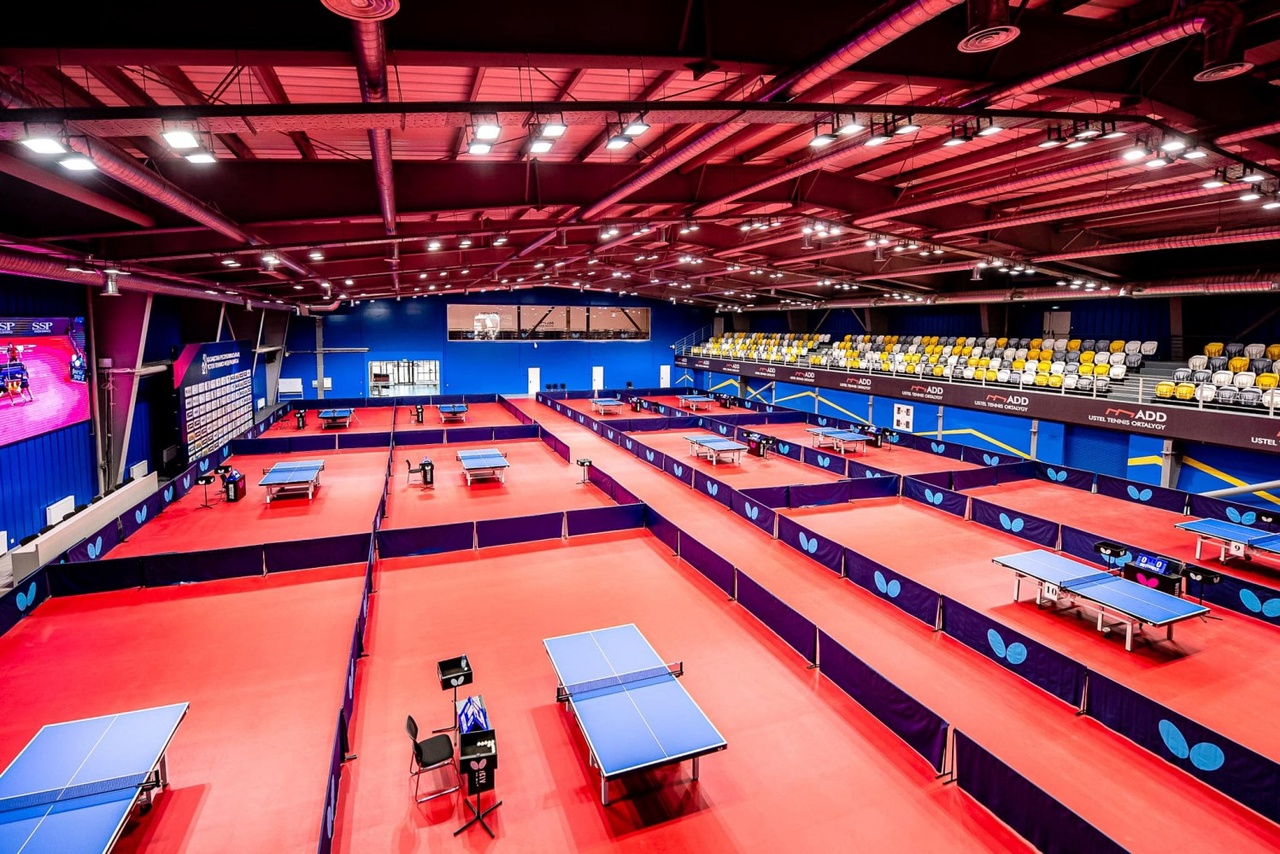 Центр настольного тенниса в г.Алматы, Казахстан