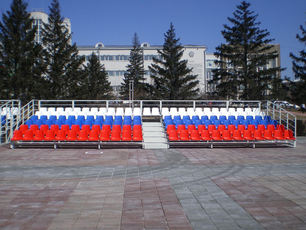 Центральная площадь, г.Улан-Удэ, Бурятия 65-летие Великой Победы