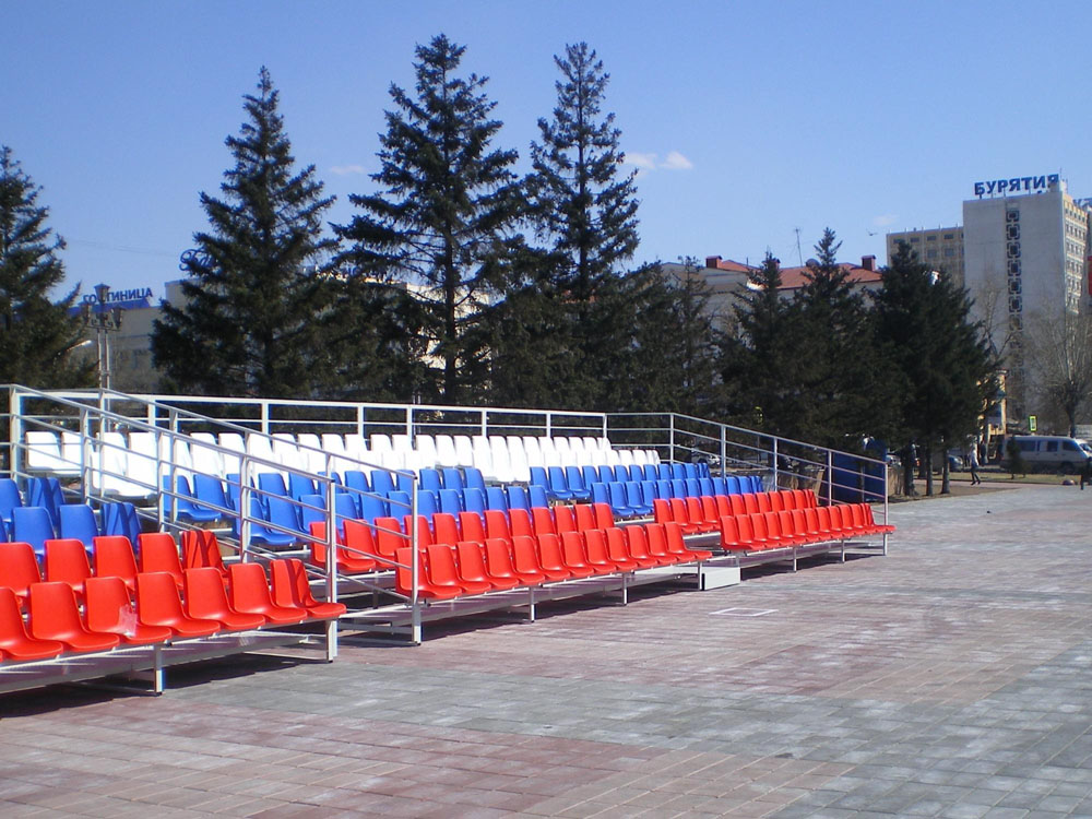 Центральная площадь, г.Улан-Удэ, Бурятия 65-летие Великой Победы