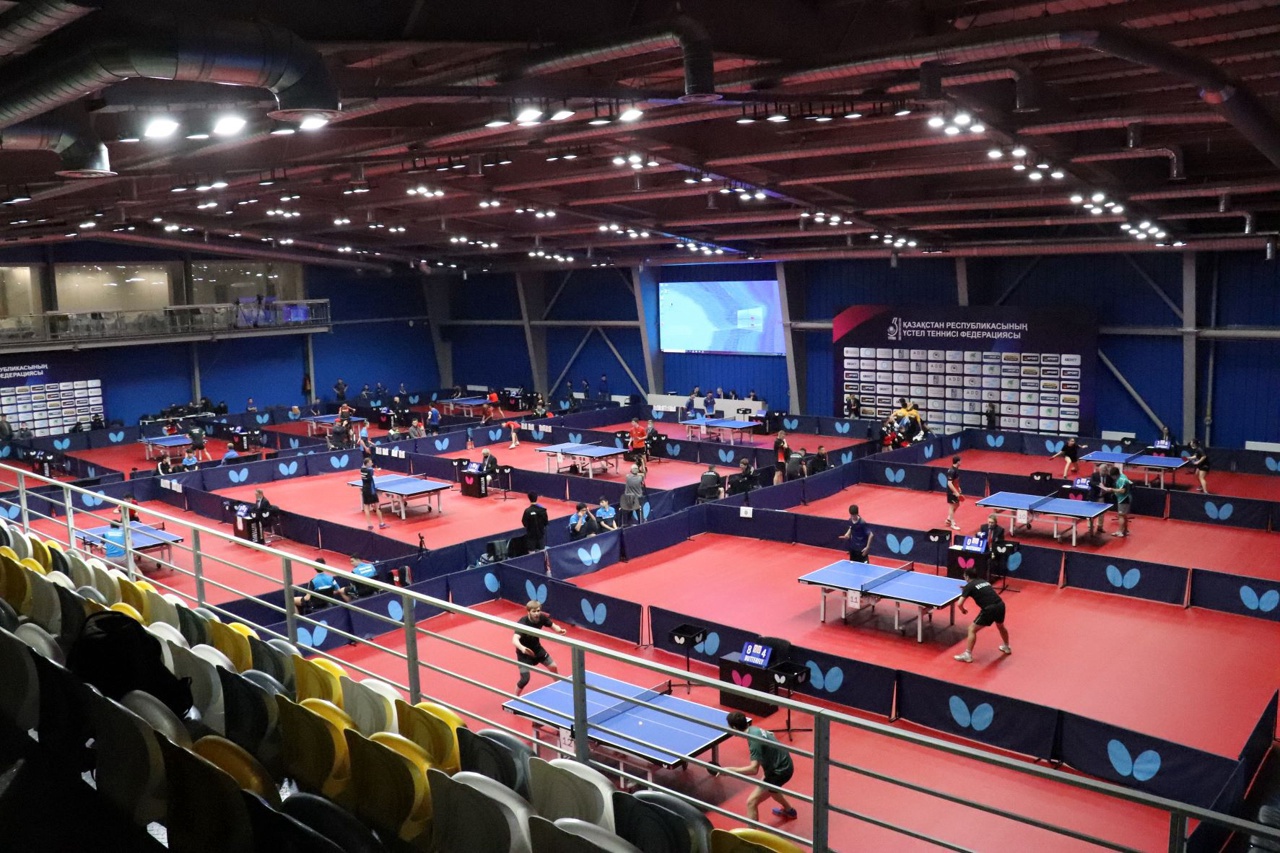 Центр настольного тенниса в г.Алматы, Казахстан