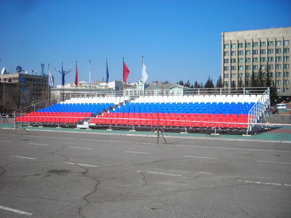 Центральная площадь, г.Чита, Забайкальский край 65-летие Великой Победы