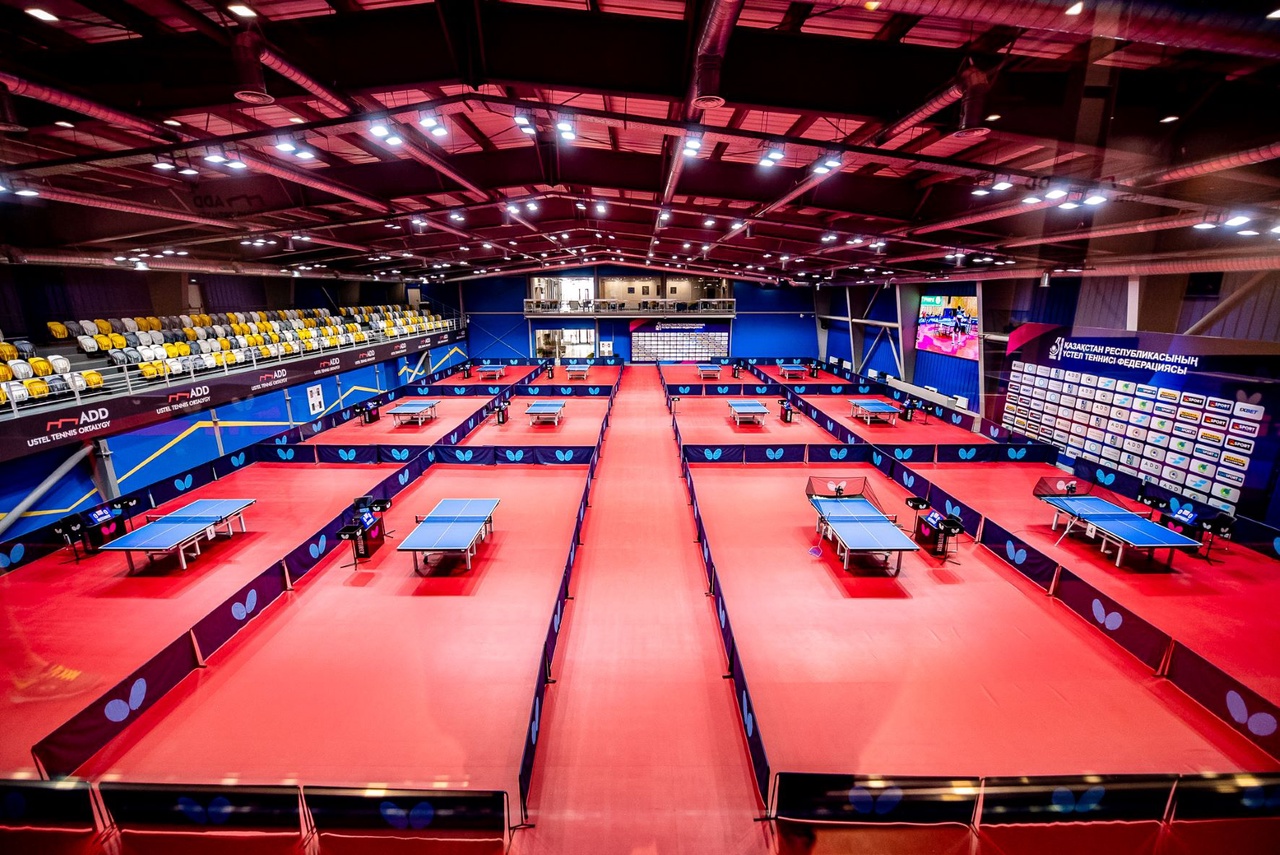 Центр настольного тенниса в г.Алматы, Казахстан