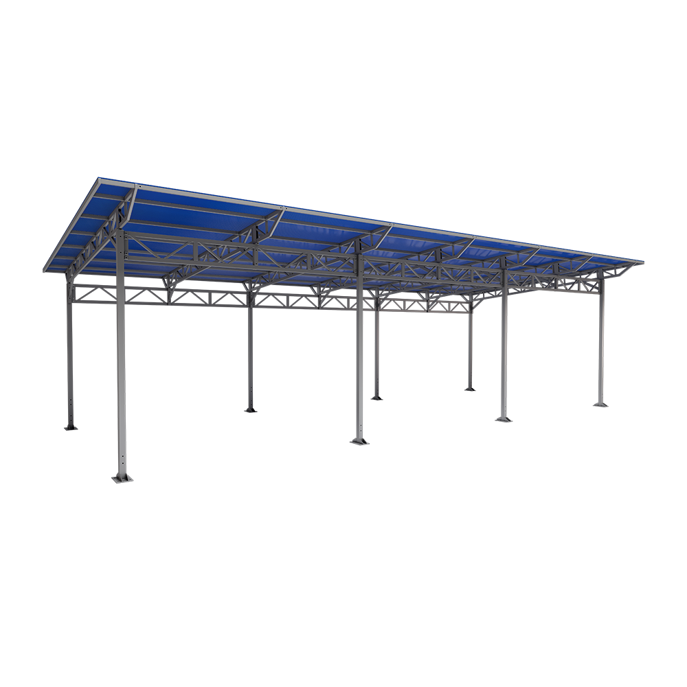 Навес стоечного типа